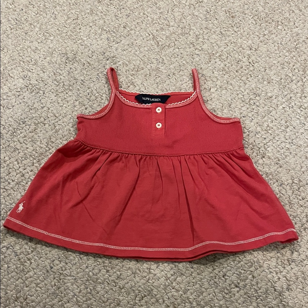 Toddler Girls’ Ralph Lauren Flowy Tank
